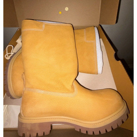 Telfar x Timberland Mid Pull on Boot - Wheat (men's sizing) - Picture 2 of 10